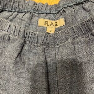 Flax all natural blue linen pants